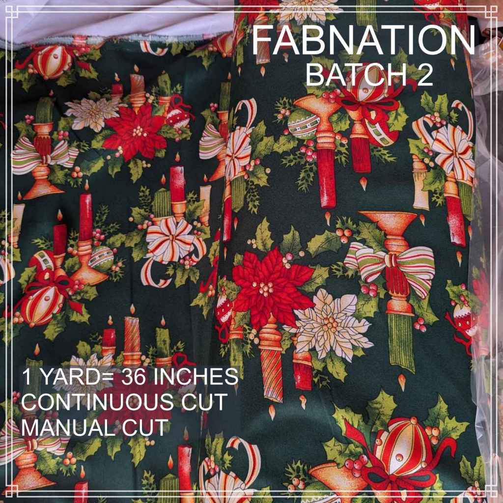 PREMIUM GEENA FABRIC PER YARD DIY FABRIC [35/35.5" LENGTH & 60" FIXED WIDTH] BATCH 2