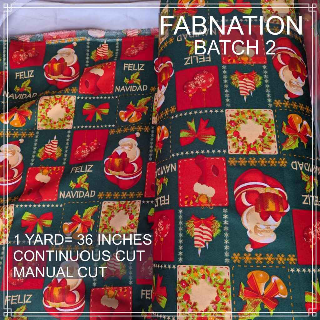 PREMIUM GEENA FABRIC PER YARD DIY FABRIC [35/35.5" LENGTH & 60" FIXED WIDTH] BATCH 2