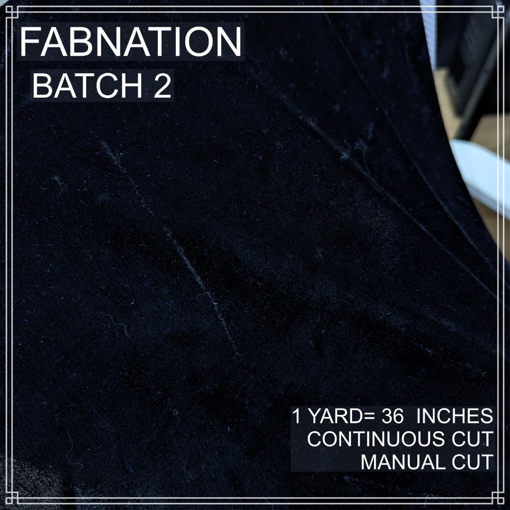 PREMIUM VELVET PER YARD  (CRUSHED STRETCHY VELVET AND VELOUR/SMOOTH ONE-WAY STRETCH VELVET)