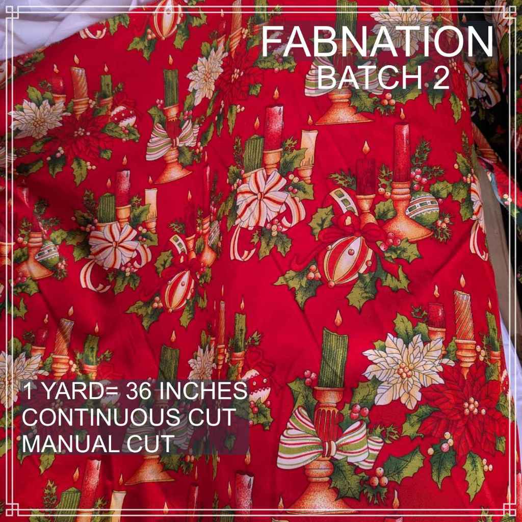 PREMIUM GEENA FABRIC PER YARD DIY FABRIC [35/35.5" LENGTH & 60" FIXED WIDTH] BATCH 2