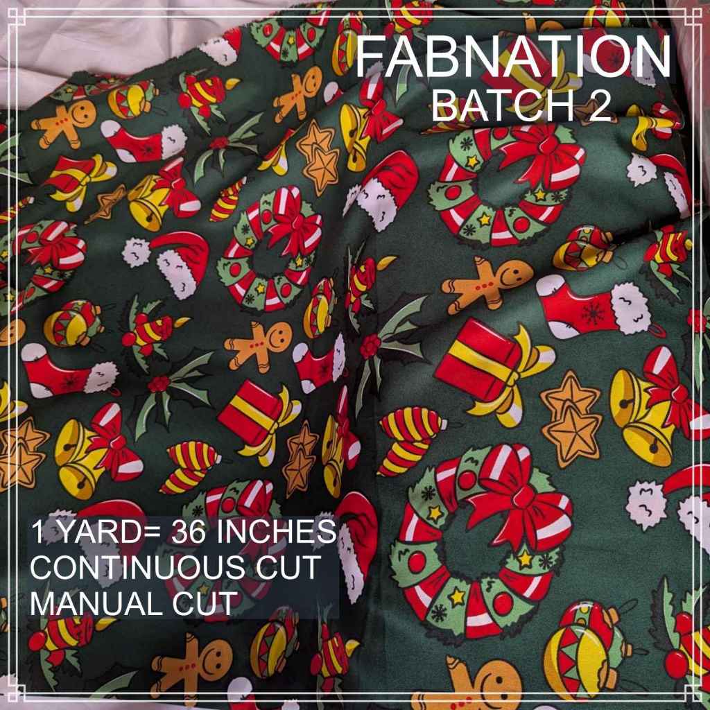 PREMIUM GEENA FABRIC PER YARD DIY FABRIC [35/35.5" LENGTH & 60" FIXED WIDTH] BATCH 2