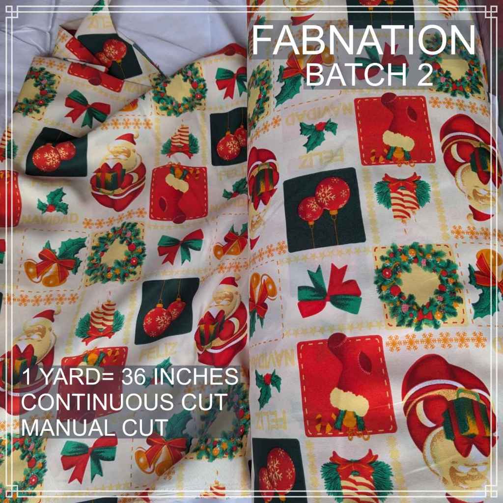 PREMIUM GEENA FABRIC PER YARD DIY FABRIC [35/35.5" LENGTH & 60" FIXED WIDTH] BATCH 2