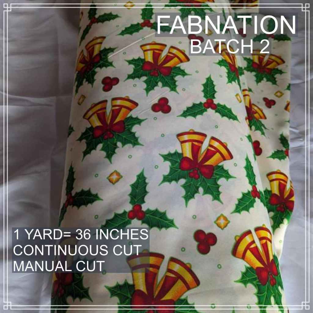 PREMIUM GEENA FABRIC PER YARD DIY FABRIC [35/35.5" LENGTH & 60" FIXED WIDTH] BATCH 2