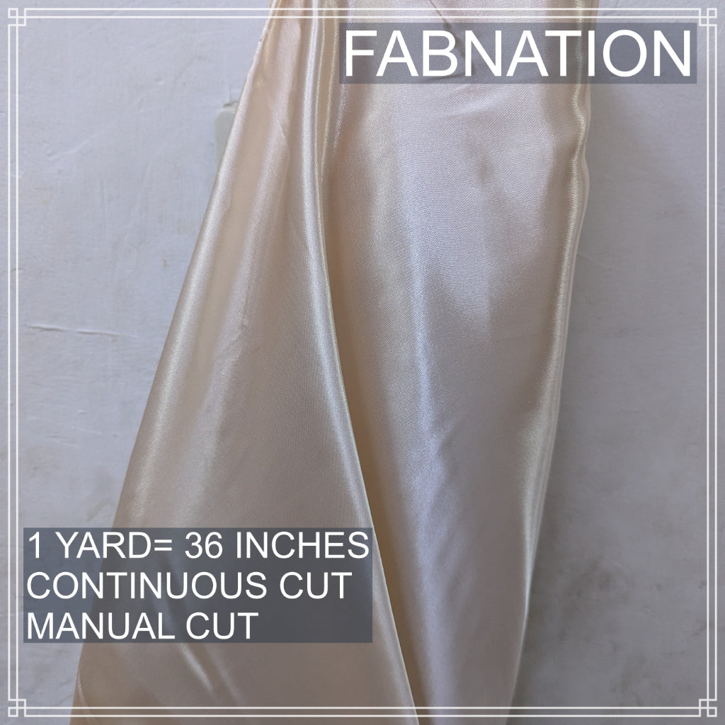 CLASSIC SATIN FABRIC PER YARD IS 36 INCHES LENGTH AND FIXED 60 INCHES WIDTH BY FABNATION