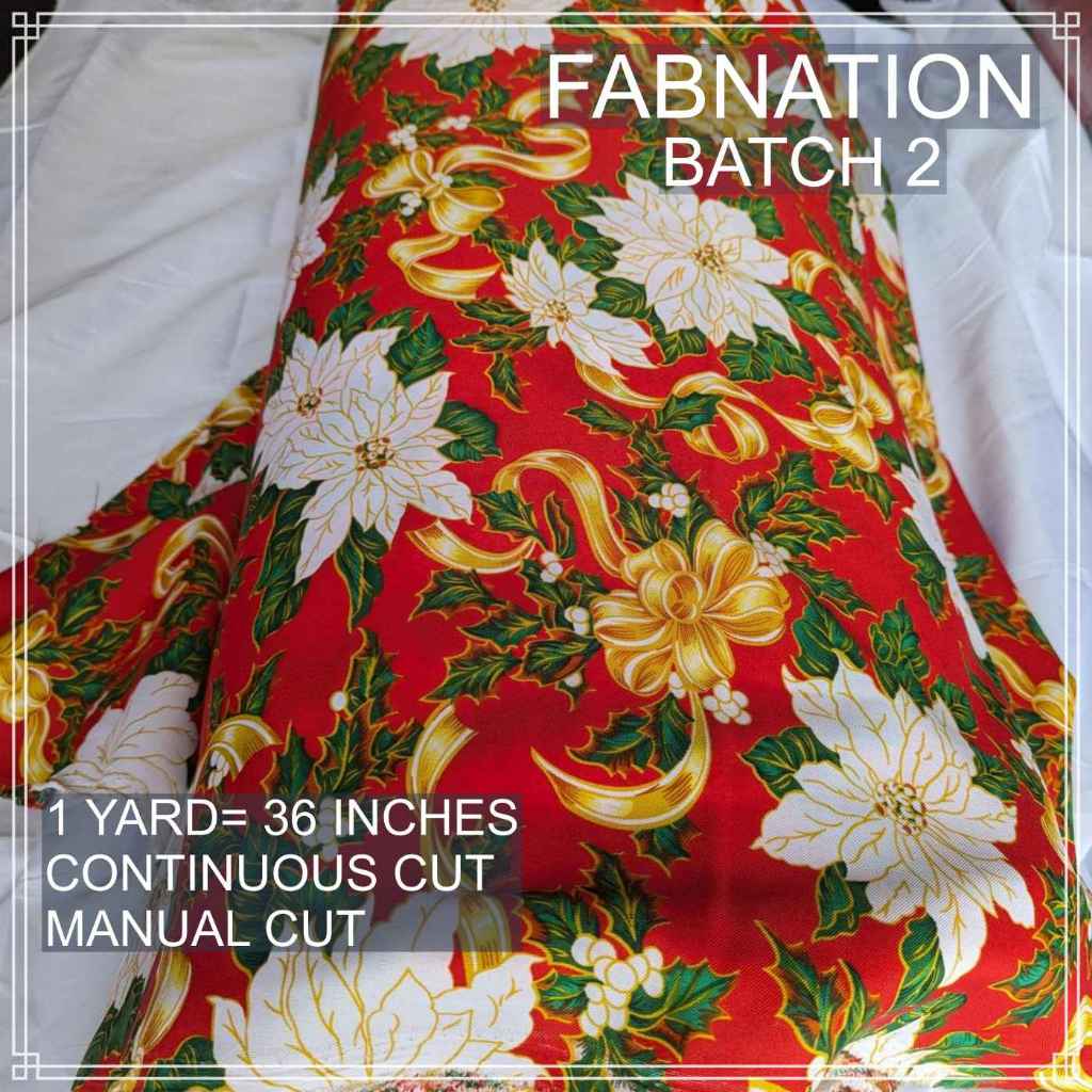 PREMIUM GEENA FABRIC PER YARD DIY FABRIC [35/35.5" LENGTH & 60" FIXED WIDTH] BATCH 2