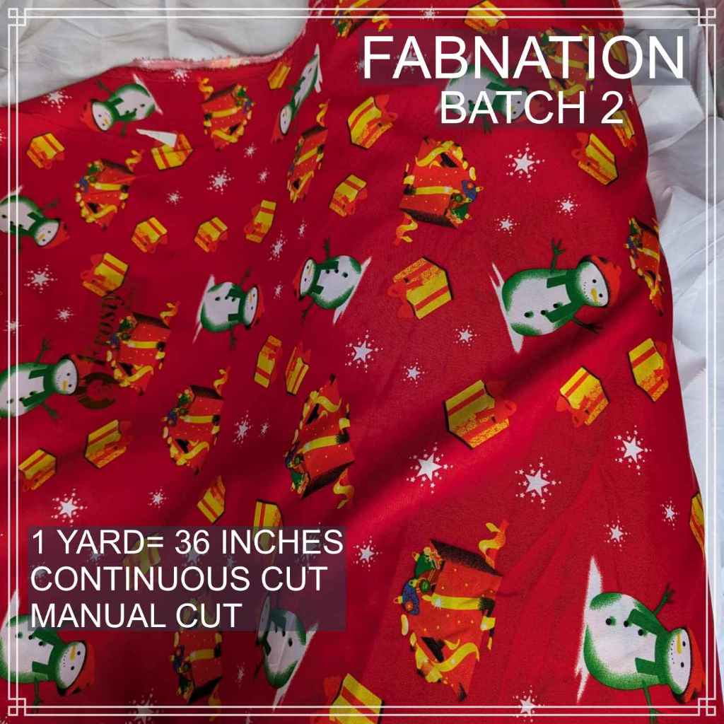 PREMIUM GEENA FABRIC PER YARD DIY FABRIC [35/35.5" LENGTH & 60" FIXED WIDTH] BATCH 2