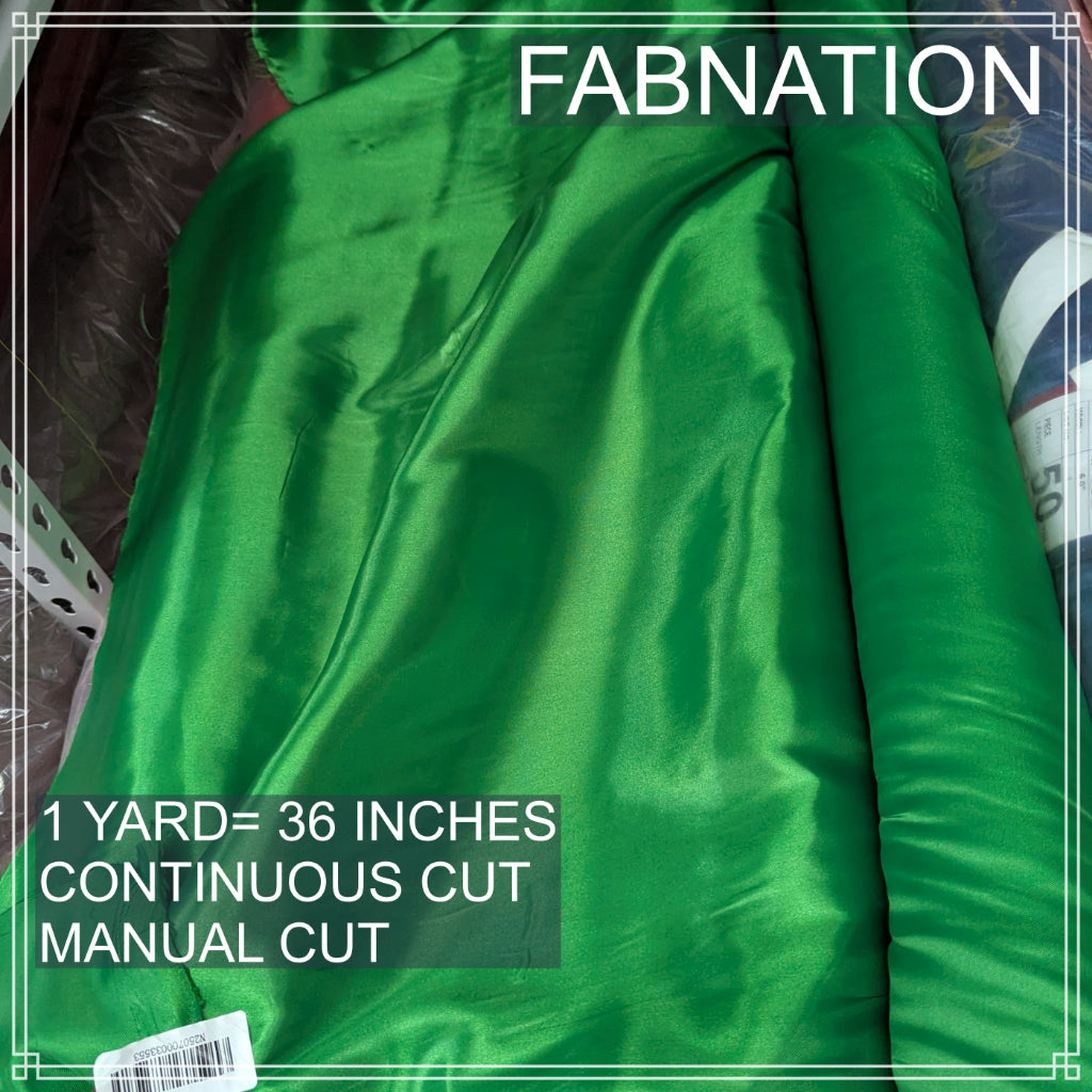 CLASSIC SATIN FABRIC PER YARD IS 36 INCHES LENGTH AND FIXED 60 INCHES WIDTH BY FABNATION