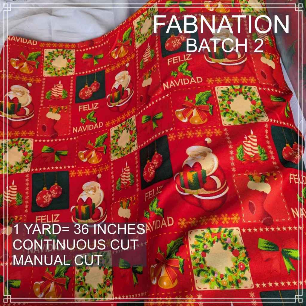 PREMIUM GEENA FABRIC PER YARD DIY FABRIC [35/35.5" LENGTH & 60" FIXED WIDTH] BATCH 2