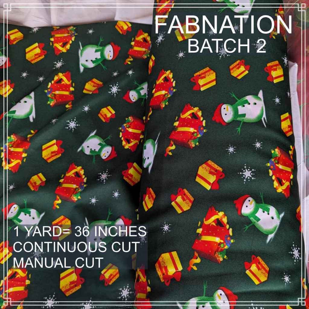 PREMIUM GEENA FABRIC PER YARD DIY FABRIC [35/35.5" LENGTH & 60" FIXED WIDTH] BATCH 2