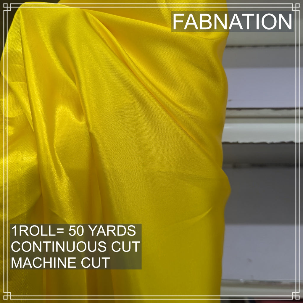SOFT SATIN FABRIC PER ROLL 50 YARDS  LENGTH AND 60 INCHES FIXED WIDTH BY FABNATION