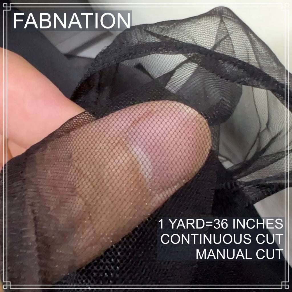 AMERICAN FINE  TULLE FABRIC PER YARD 35/35.5 INCHES PER YARD 63/61 INCHES FIXED WIDTH / FABNATION