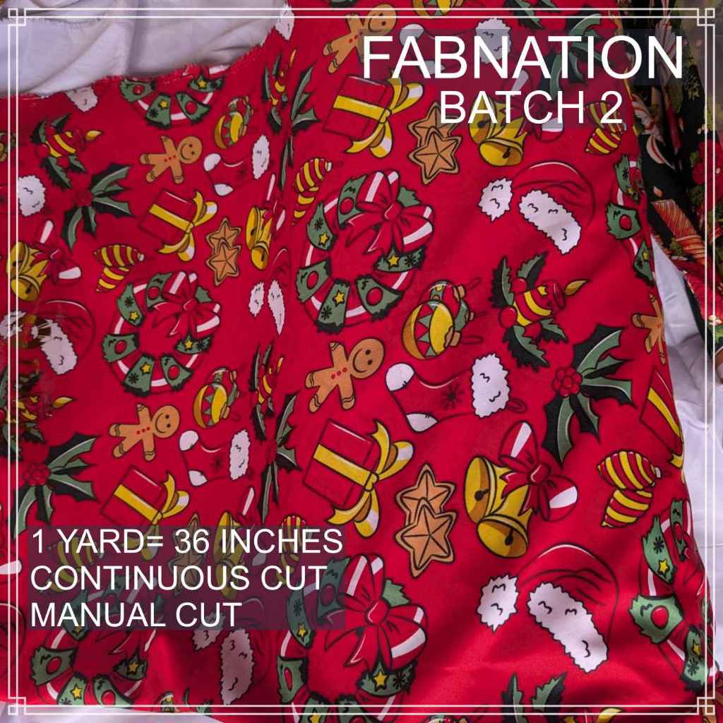 PREMIUM GEENA FABRIC PER YARD DIY FABRIC [35/35.5" LENGTH & 60" FIXED WIDTH] BATCH 2