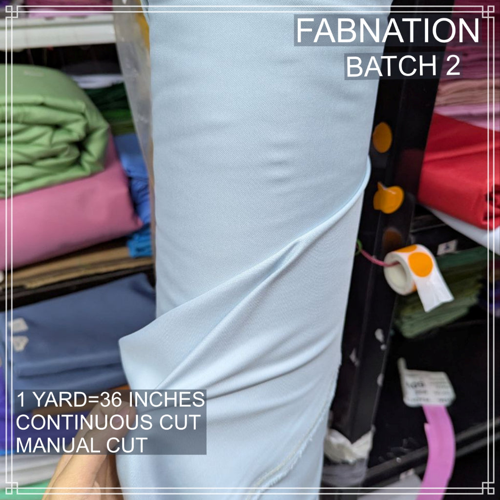 PEACH TWILL FABRIC RAW FABRIC 35/35.5 INCHES LENGTH PER YARD 58/60 INCH FIXED WIDTH