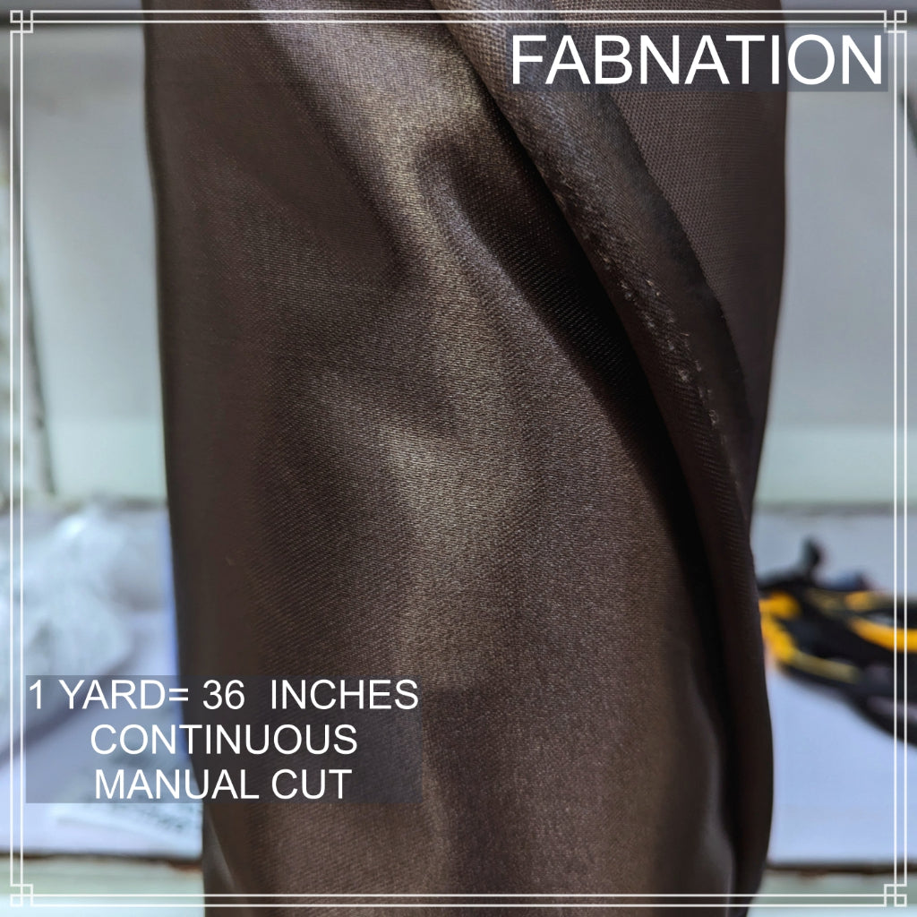 SUPER SPORTS FABRIC SATIN PER YARD IS 36 INCHES LENGTH AND FIXED 60 INCHES WIDTH BY FABNATION