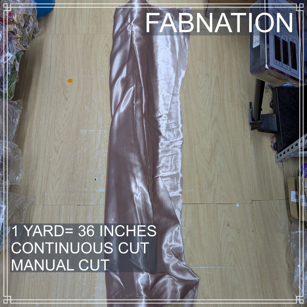 CLASSIC SATIN FABRIC PER YARD IS 36 INCHES LENGTH AND FIXED 60 INCHES WIDTH BY FABNATION