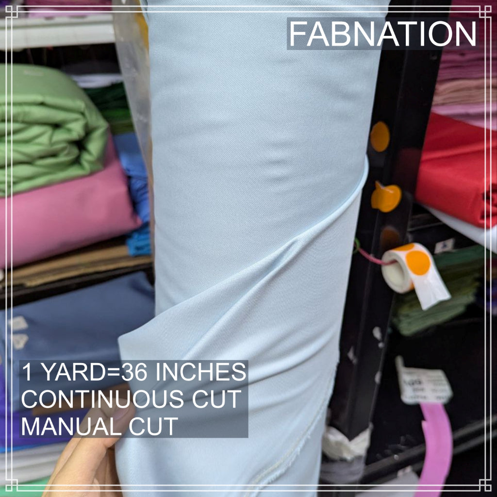 HQ Peach Twill Cotton Raw Tela, 35/35.5 Inches Length Per Yard, 58/60 Inch Fixed Width/Fab