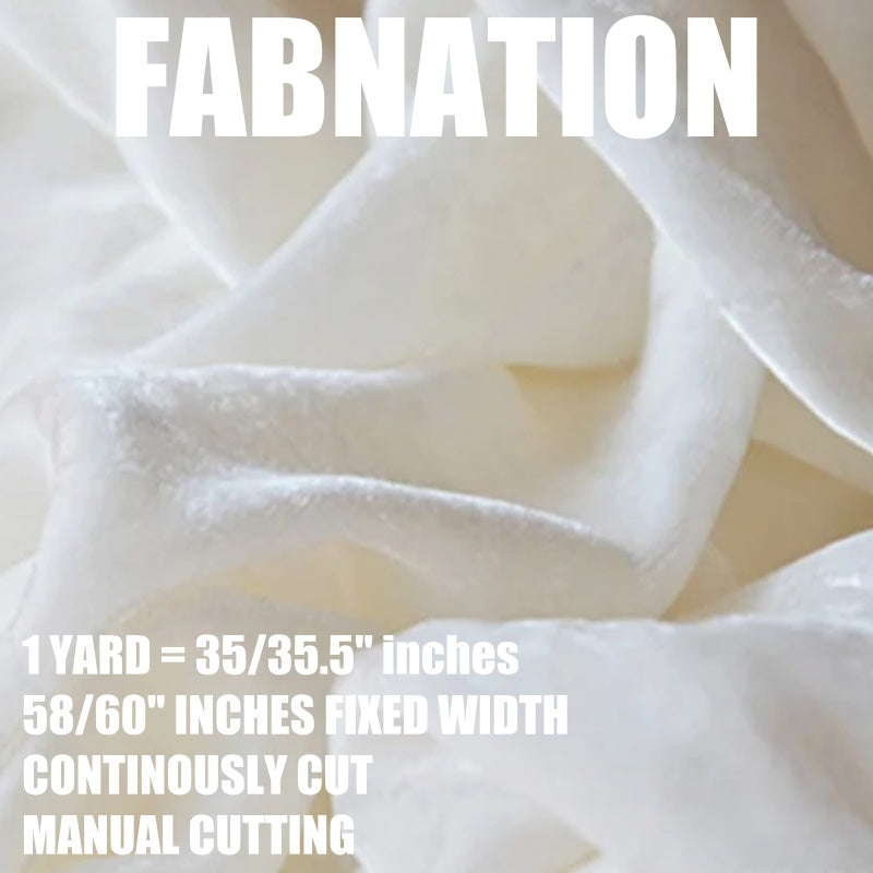 PREMIUM VELVET PER YARD  (CRUSHED STRETCHY VELVET AND VELOUR/SMOOTH ONE-WAY STRETCH VELVET)