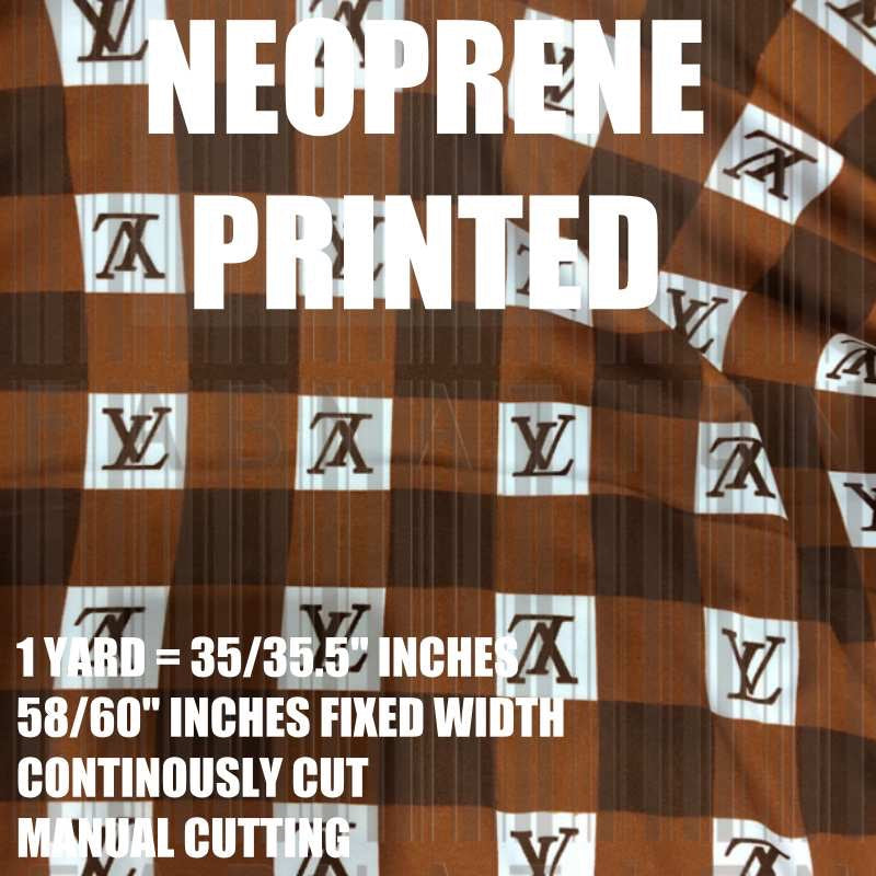 Neoprene Scuba Fabric  60” width Per Yard 220GSM-250GSM PLAIN AND PRINTED