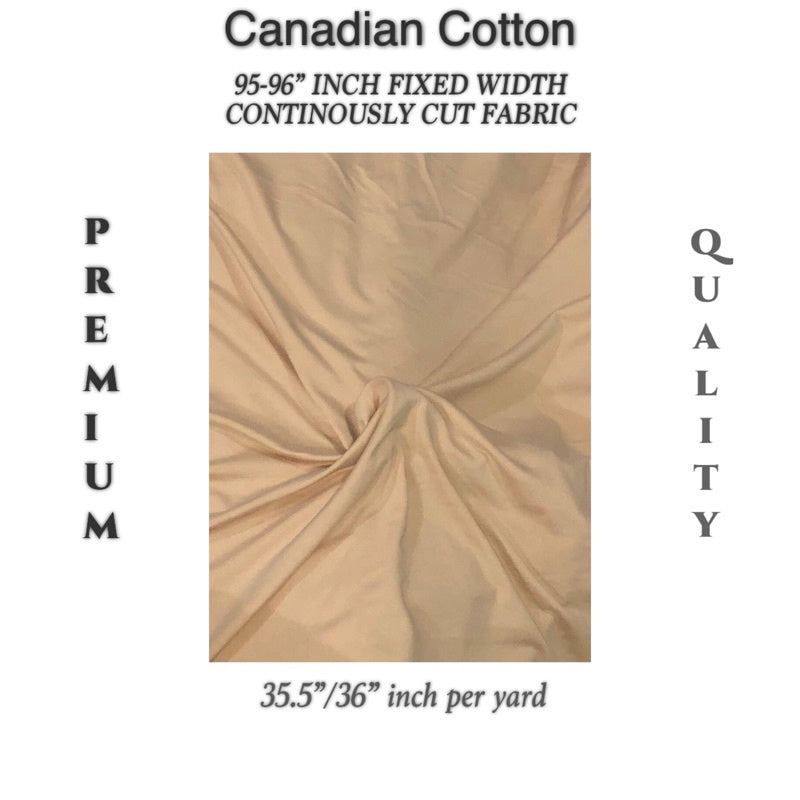 PREMIUM CANADIAN COTTON per yard DIY/RAW fabric cloth BEDSHEET PRINTED 96” width