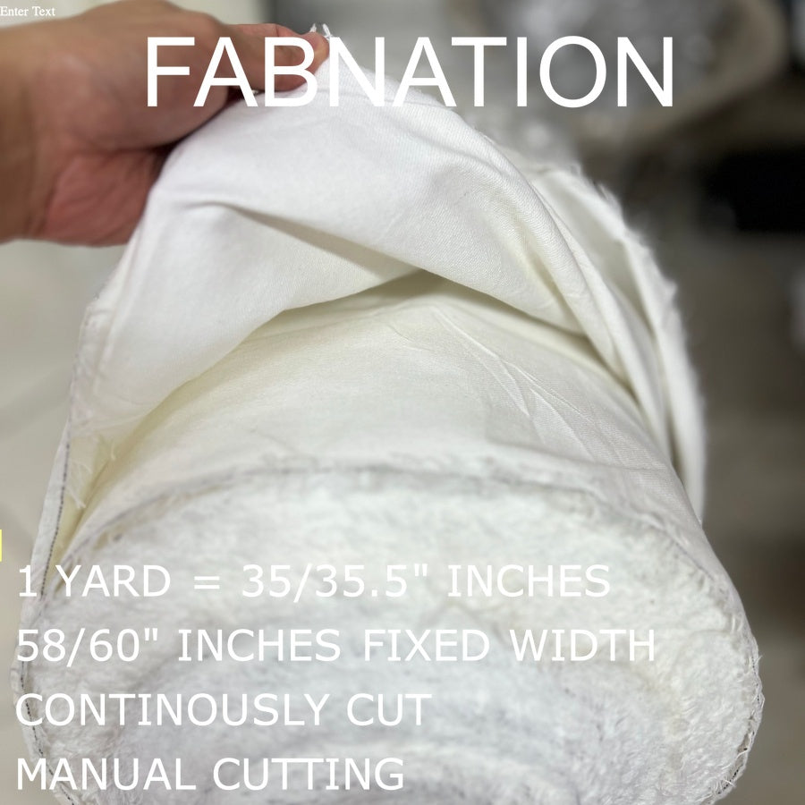 CANVAS FABRIC CLOTH RAW TELA 35/35.5 INCHES LENGTH PER YARD 58/60 INCH FIXED WIDTH/ FABNATION