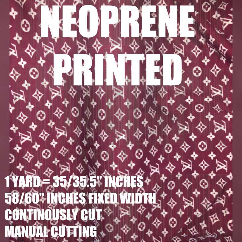 Neoprene Scuba Fabric  60” width Per Yard 220GSM-250GSM PLAIN AND PRINTED