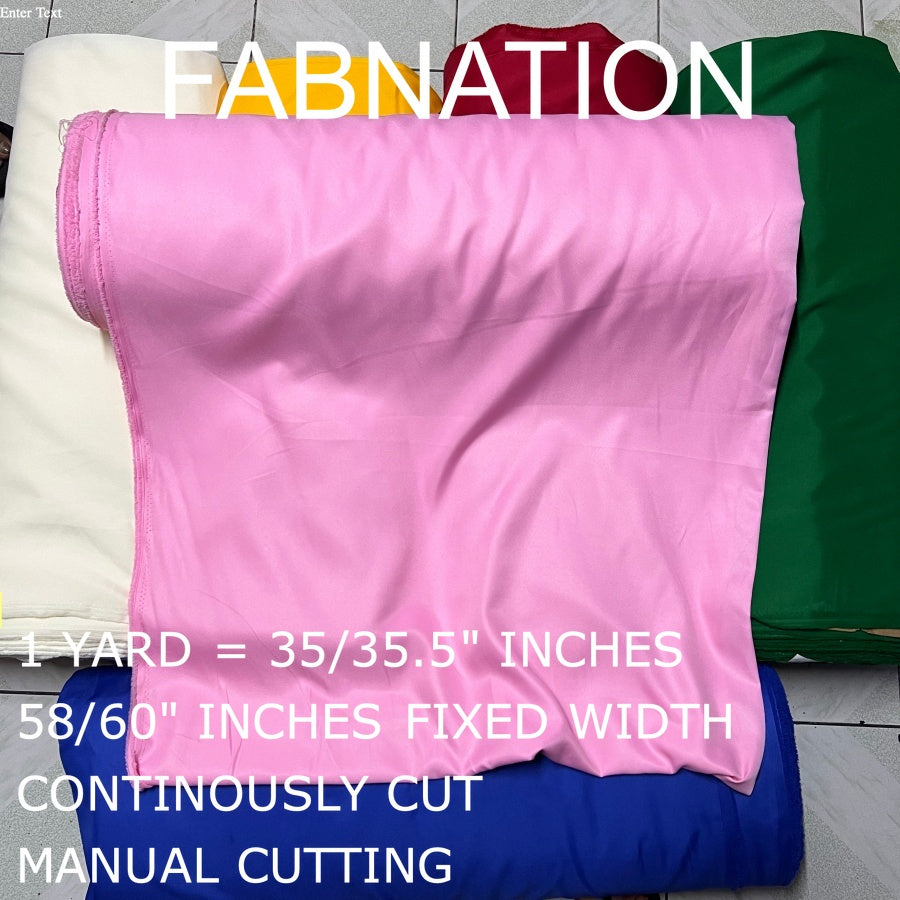 PEACH TWILL FABRIC RAW FABRIC 35/35.5 INCHES LENGTH PER YARD 58/60 INCH FIXED WIDTH