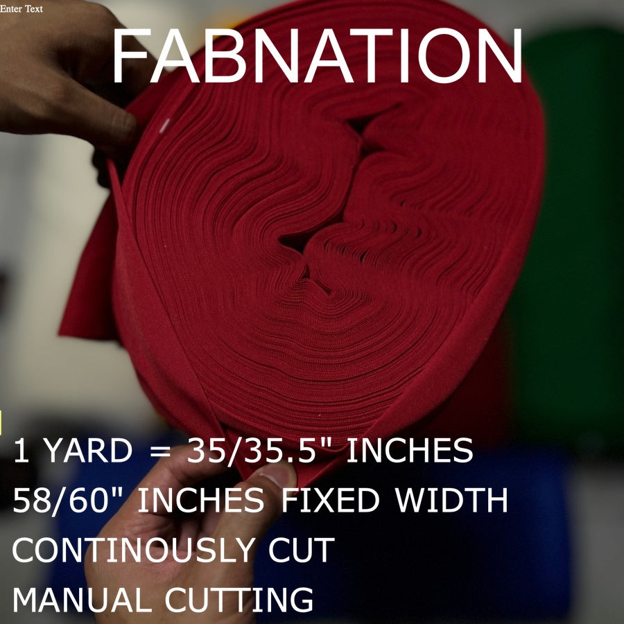 KLOPMAN FABRIC CLOTH RAW TELA 35/35.5 INCHES LENGTH PER YARD 58/60 INCH FIXED WIDTH/ FABNATION