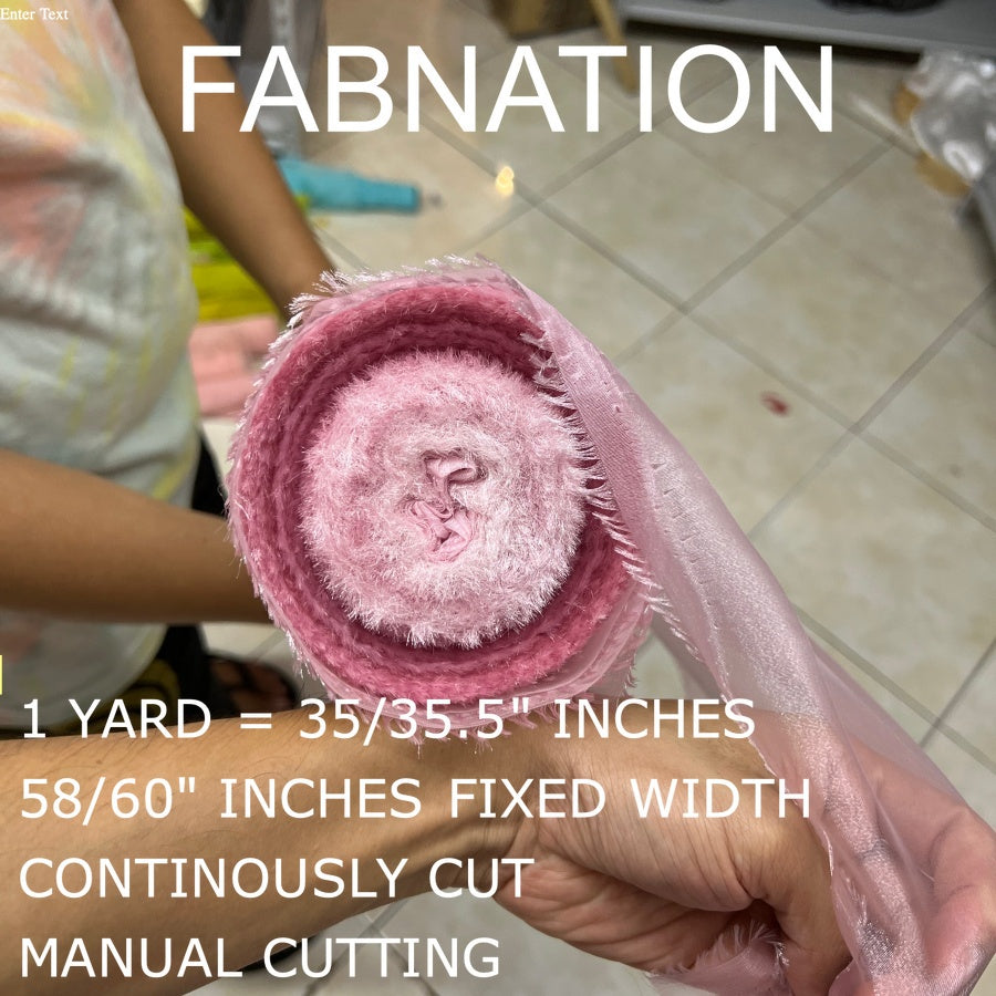 PREMIUM ORGANZA FROSTED per yard fabric 35"/36" per yard - 58"/60" inches FIXED Width WHOLESALE