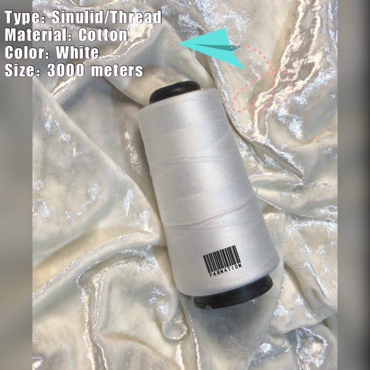 TK120 SINULID / Sewing COTTON THREAD 3000 METERS per cone