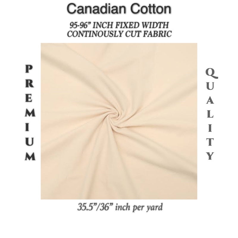 PREMIUM CANADIAN COTTON per yard DIY/RAW fabric cloth BEDSHEET PRINTED 96” width