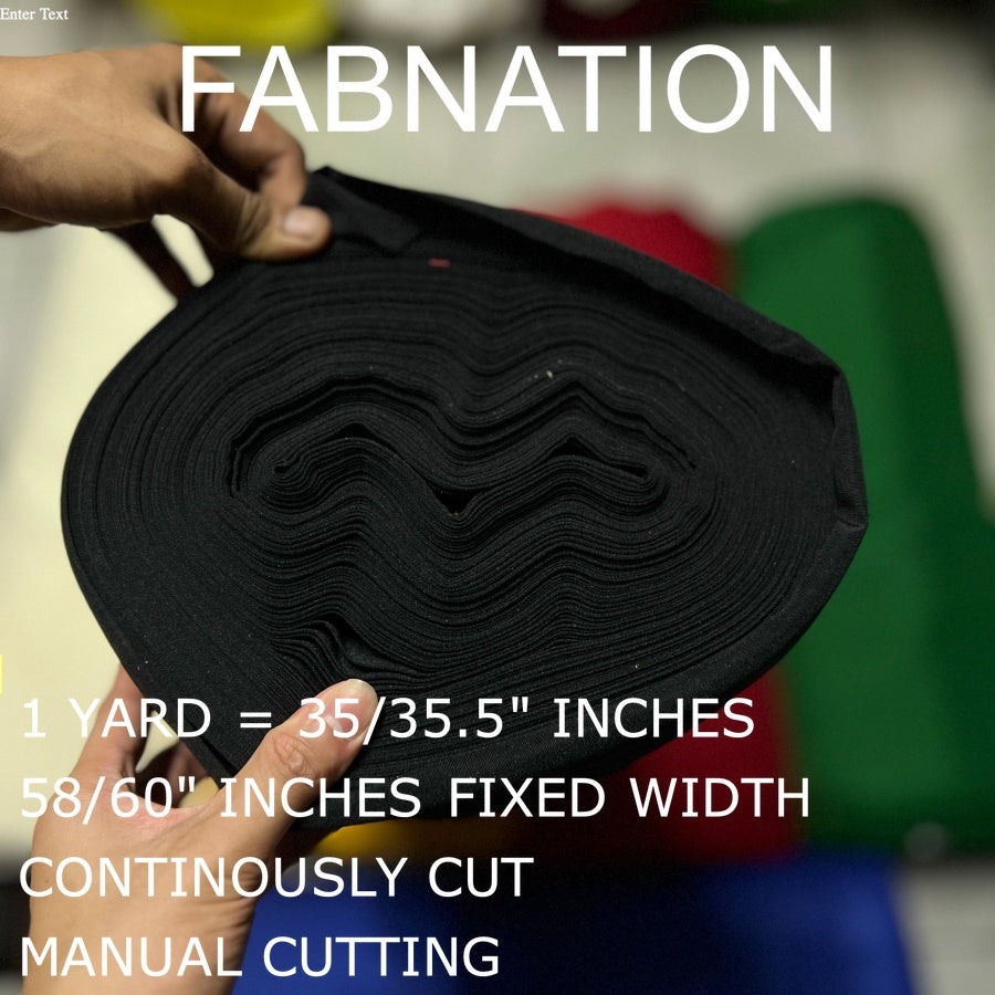 KLOPMAN FABRIC CLOTH RAW TELA 35/35.5 INCHES LENGTH PER YARD 58/60 INCH FIXED WIDTH/ FABNATION