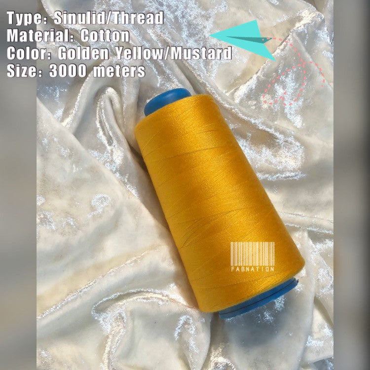 TK120 SINULID / Sewing COTTON THREAD 3000 METERS per cone