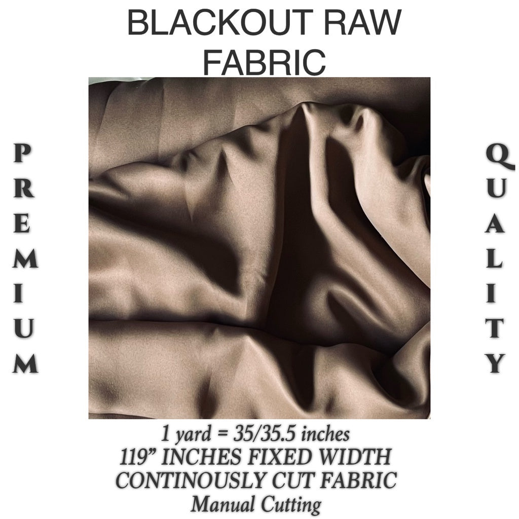 PREMIUM ISOLATION BLACKOUT FABRIC 35/35.5 INCHES PER YARD AND 118/120 INCHES FIXED WIDTH / FABNATION
