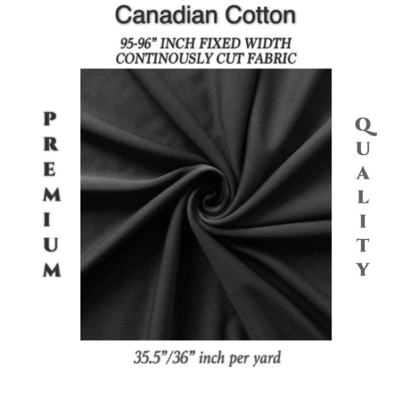 PREMIUM CANADIAN COTTON per yard DIY/RAW fabric cloth BEDSHEET PRINTED 96” width