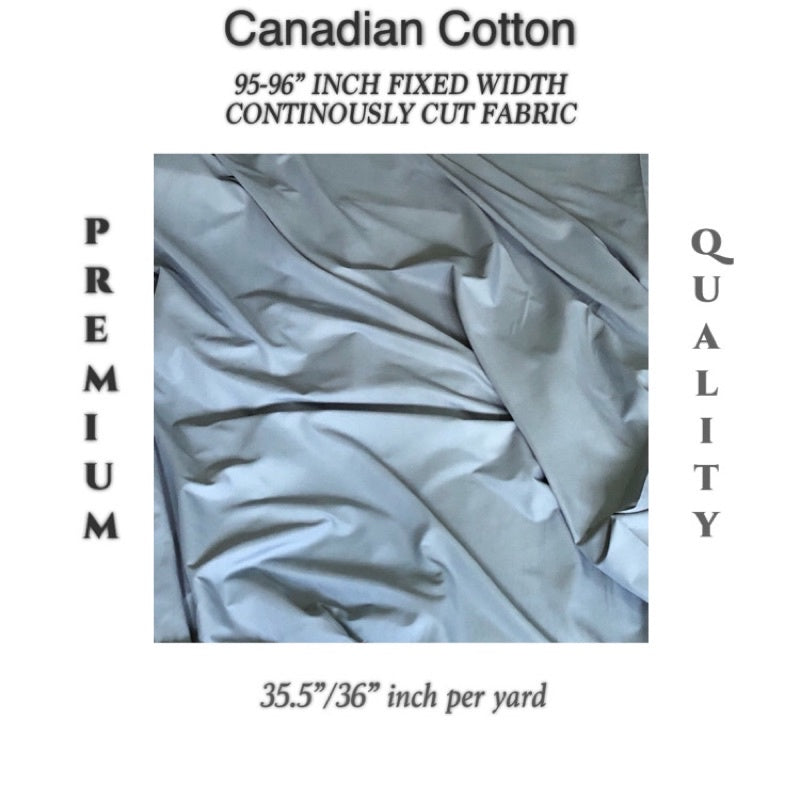 PREMIUM CANADIAN COTTON per yard DIY/RAW fabric cloth BEDSHEET PRINTED 96” width