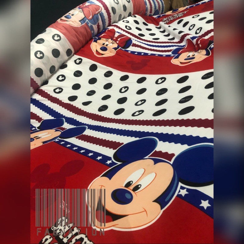 PREMIUM CANADIAN COTTON per yard DIY/RAW fabric cloth BEDSHEET PRINTED 96” width