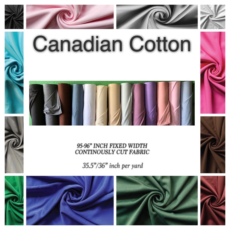 PREMIUM CANADIAN COTTON per yard DIY/RAW fabric cloth BEDSHEET PRINTED 96” width
