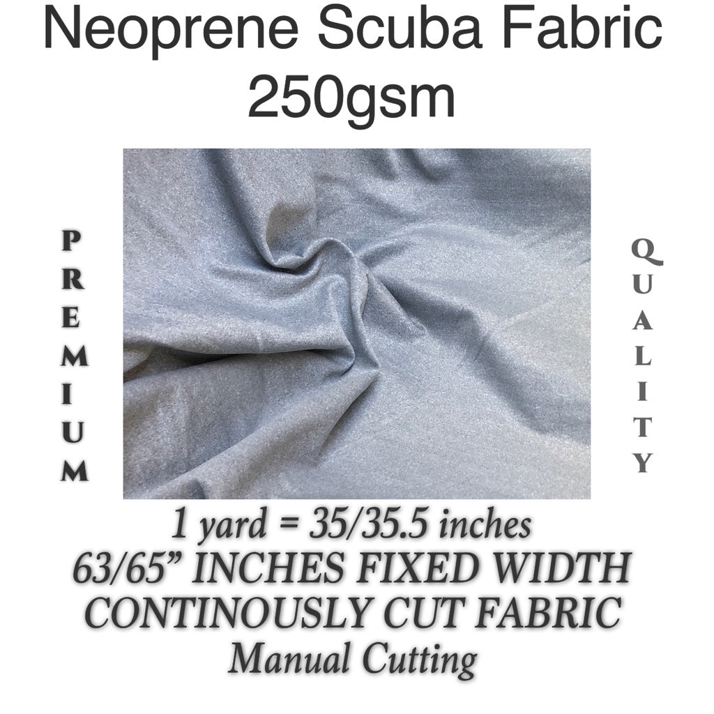 Neoprene Scuba Fabric  60” width Per Yard 220GSM-250GSM PLAIN AND PRINTED