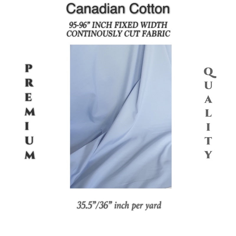 PREMIUM CANADIAN COTTON per yard DIY/RAW fabric cloth BEDSHEET PRINTED 96” width
