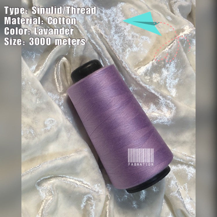 TK120 SINULID / Sewing COTTON THREAD 3000 METERS per cone