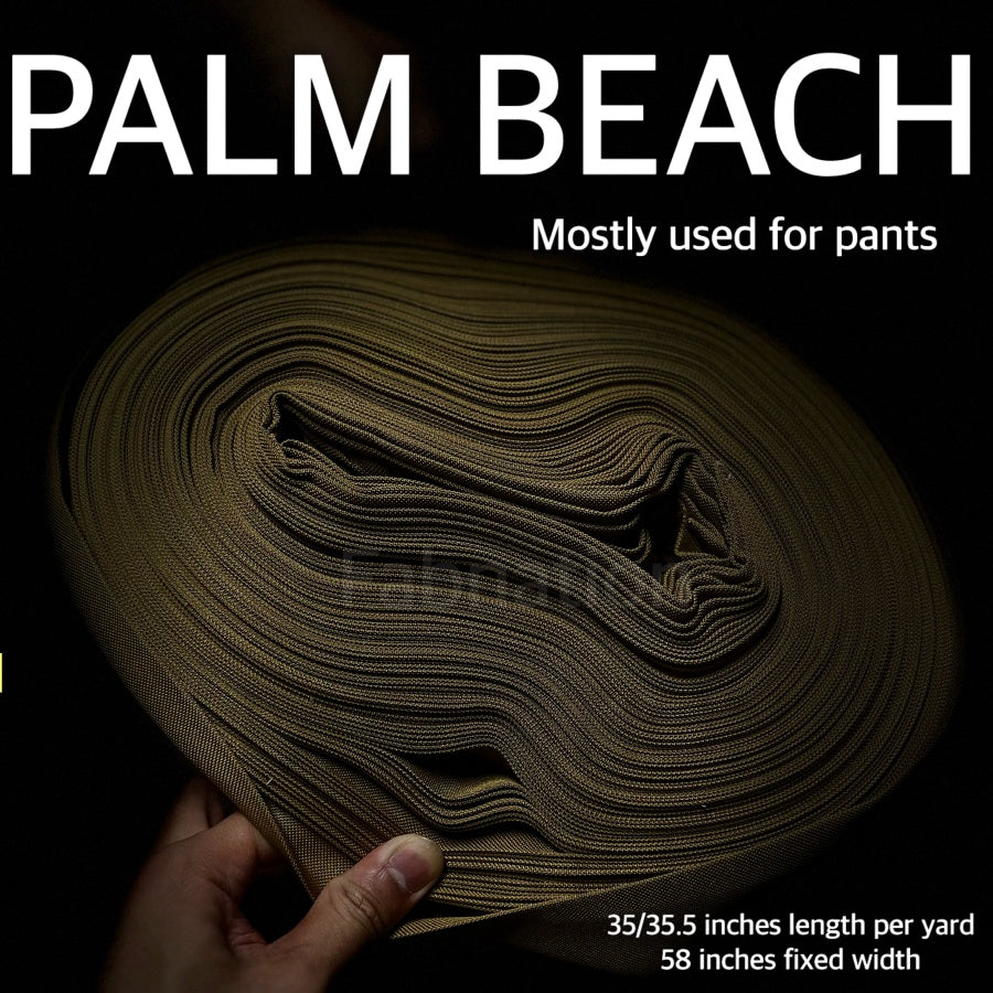 PALM BEACH PANTS FABRIC 35/35.5 INCHES LENGTH PER YARD 58 INCH FIXED WIDTH