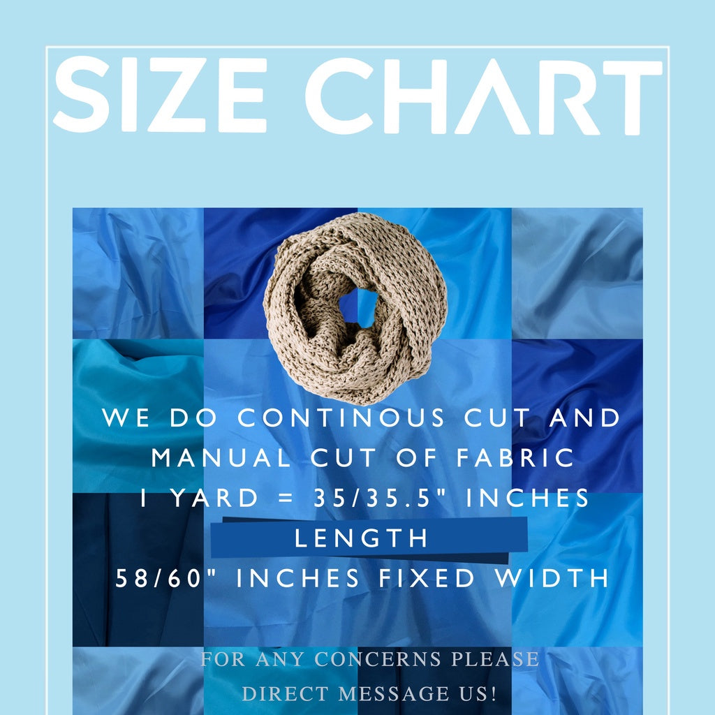 PREMIUM GEENA FABRIC PER YARD DIY FABRIC [35/35.5" LENGTH & 60" FIXED WIDTH] BATCH 2