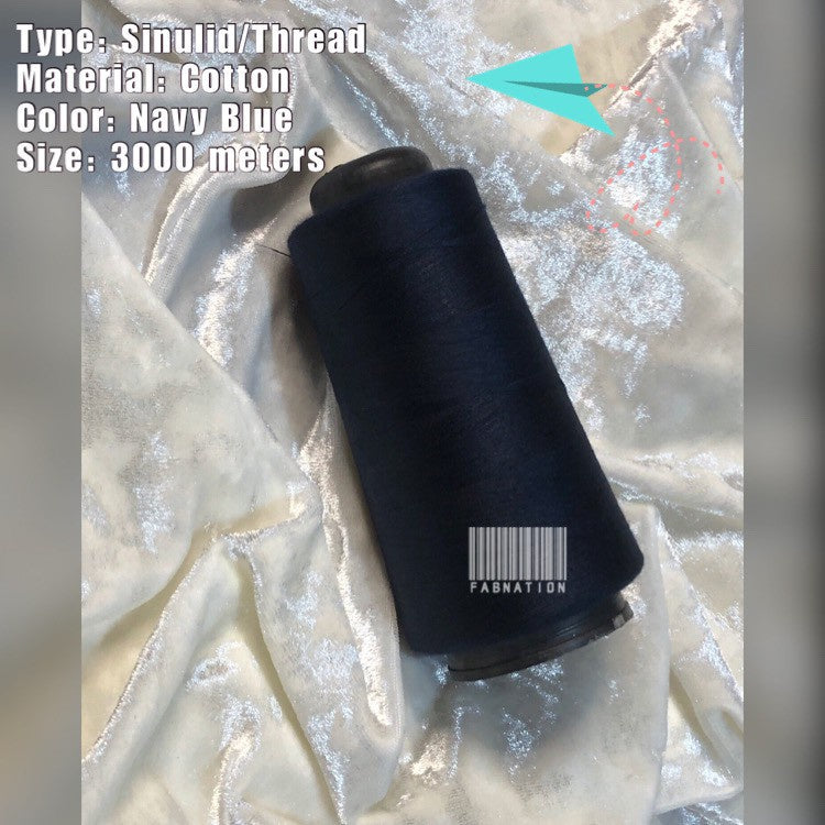 TK120 SINULID / Sewing COTTON THREAD 3000 METERS per cone