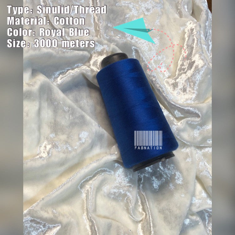 TK120 SINULID / Sewing COTTON THREAD 3000 METERS per cone
