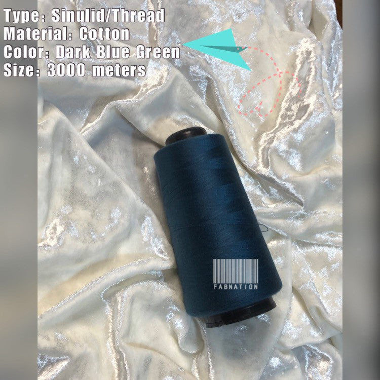 TK120 SINULID / Sewing COTTON THREAD 3000 METERS per cone