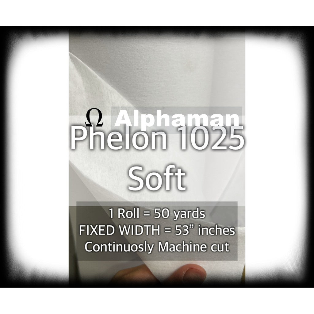 PELON PER ROLL  50 yards OR Fixed Width AND  53 inches Interlining Alphaman
