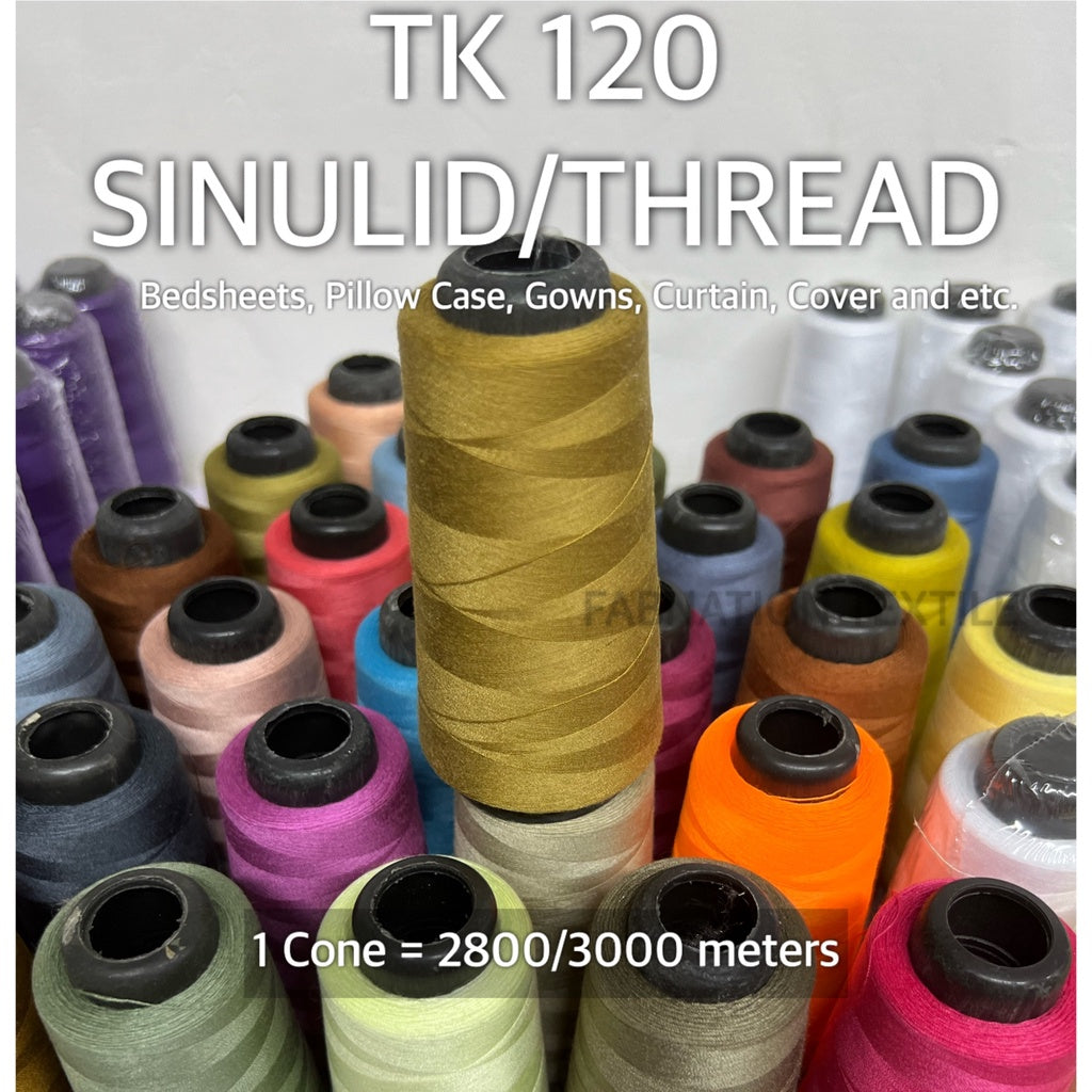 Sinulid / Sewing TK120 Thread 3000 meters per cone Batch 2