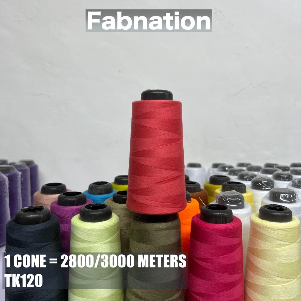 Sinulid / Sewing TK120 Thread 3000 meters per cone Batch 2