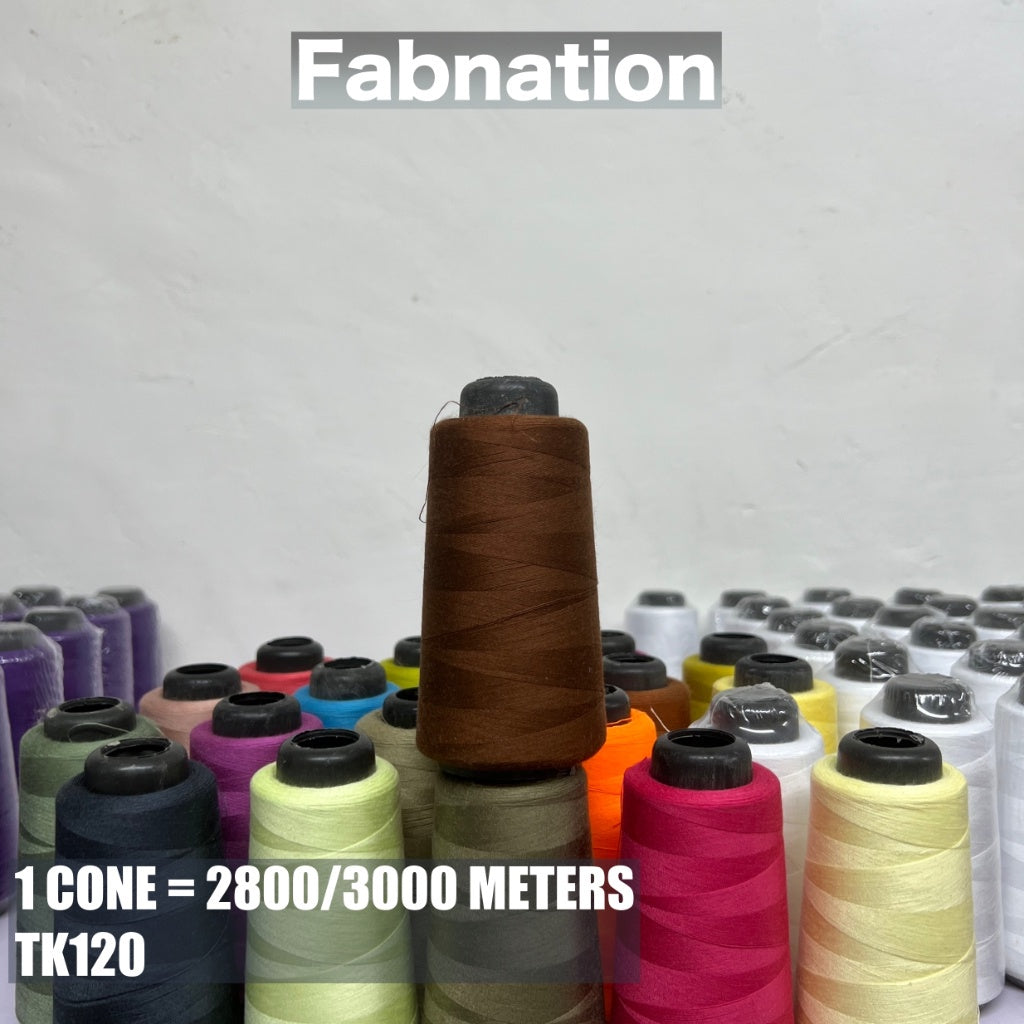 Sinulid / Sewing TK120 Thread 3000 meters per cone Batch 2