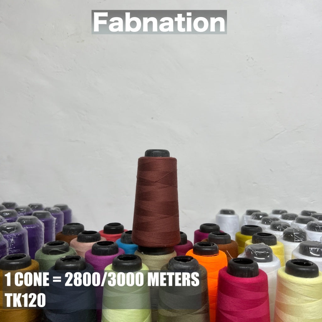 Sinulid / Sewing TK120 Thread 3000 meters per cone Batch 2
